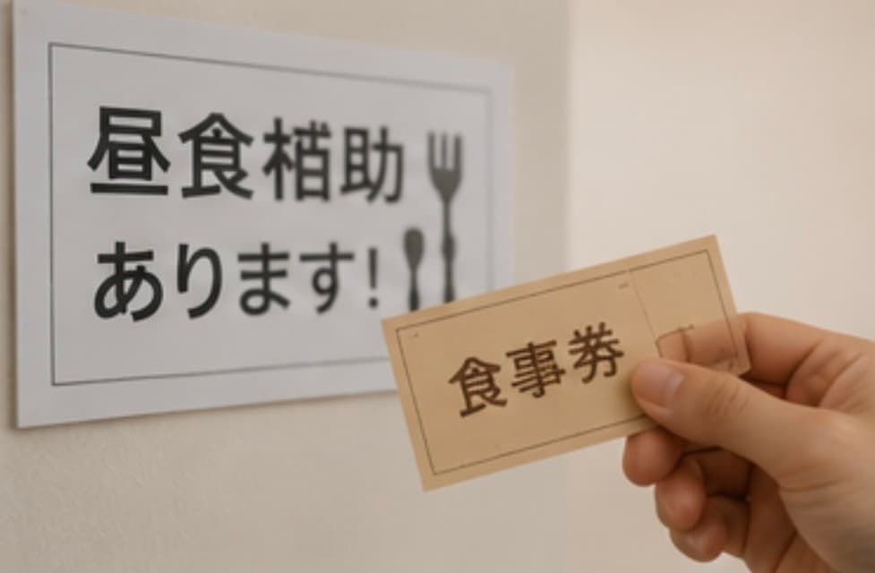 昼食補助あります